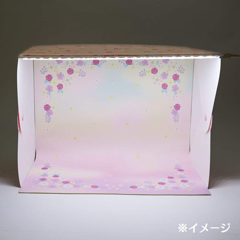 サンリオ　LEDライト付き簡易スタジオ　キティ　マイメロ マイメロディ - マイメロディ ハローキティ サンリオ LEDライト付簡易