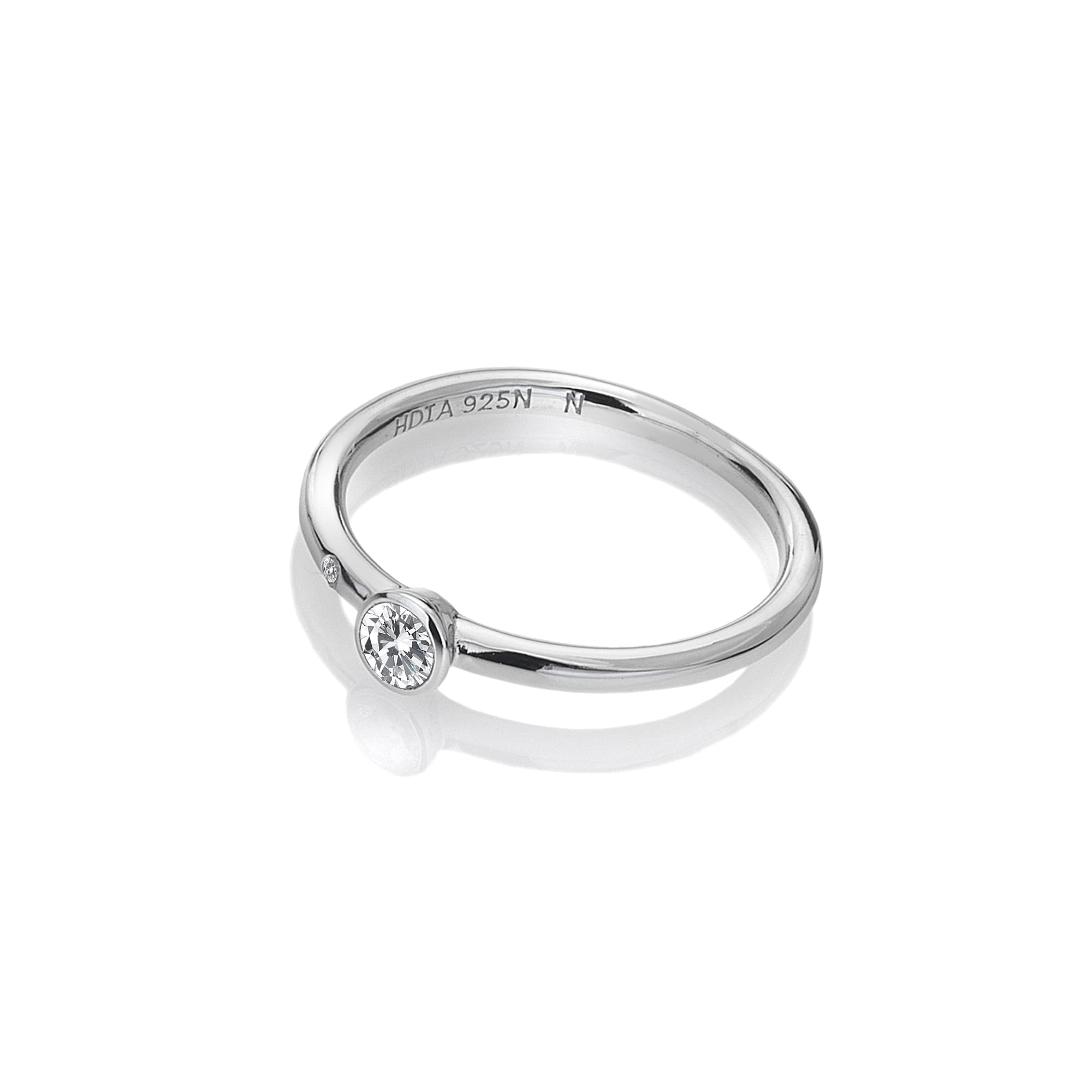 Hot Diamonds DR206 - Anello solitario con topazio bianco