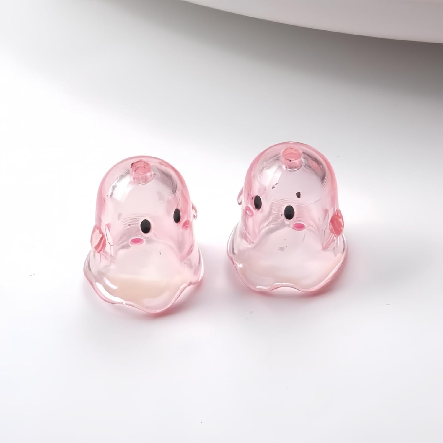 40 Pcs Cute Acrylic Halloween Beads, Ghost Shaped Bead Random Mixing Spacer Beads Loose Beads Bulk for Keychain Pens Lanyards Bracelet Necklace Jewelry - Image 7