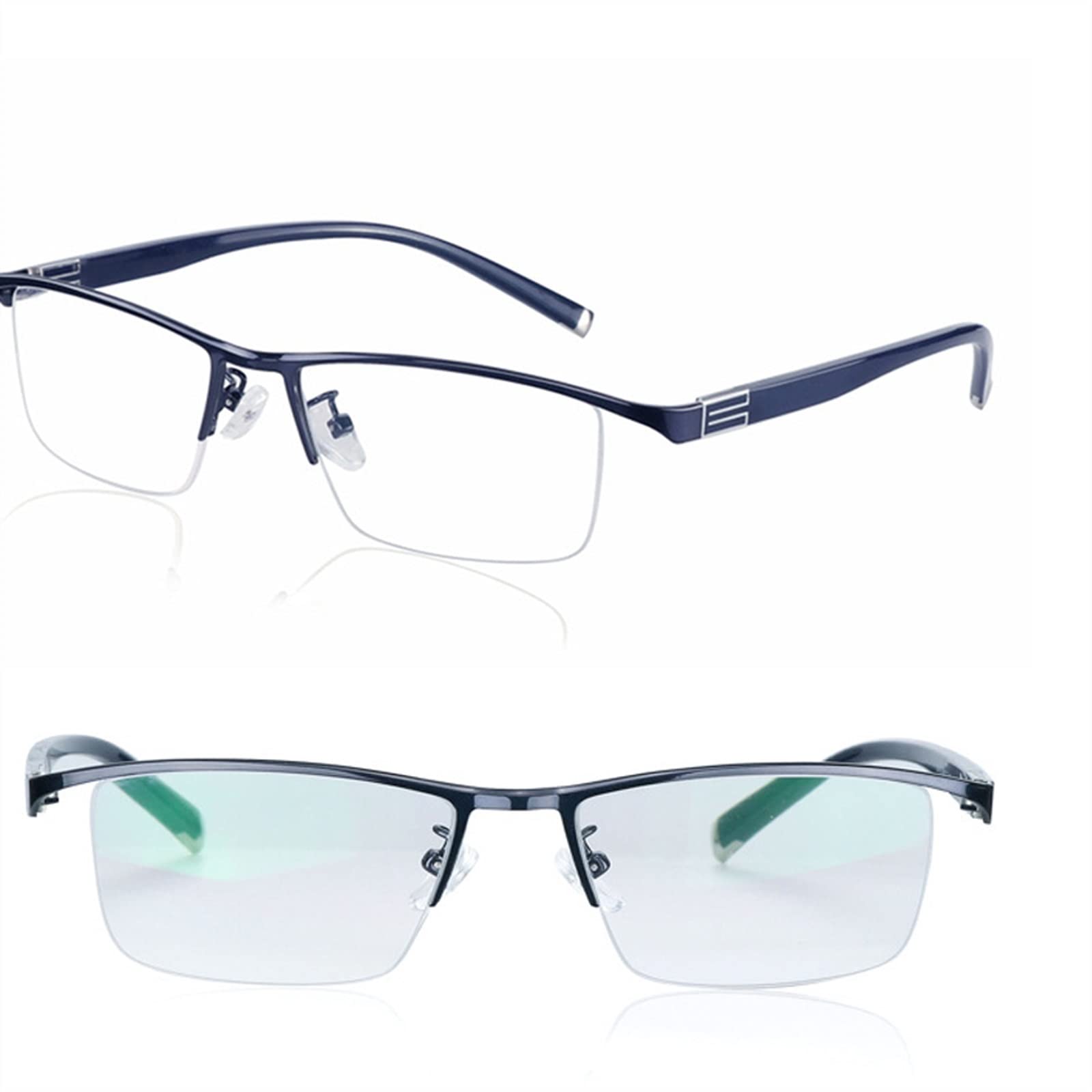 EDGUN Gafas de Lectura fotocromáticas progresivas de transición multienfoque, Gafas de Sol para lectores UV400, Gafas de Sol para Hombres y Mujeres (Color : Blue 1, Size : +175)