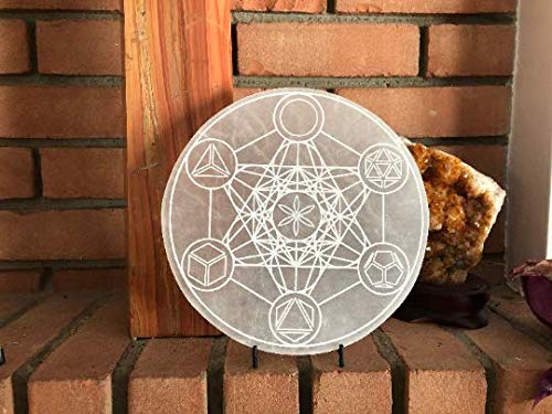 CrystalsAhoy Etched Metatrons Cube 8