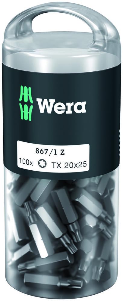 るびぃページ Amazon.co.jp: WERA ヴェラ 100本入 トルクスネジ用 ドライバービット