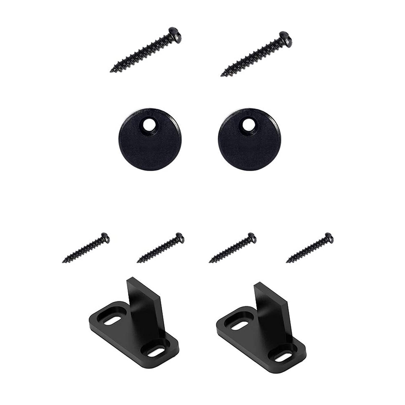 Cabinet Sliding Drzwi Barn Track Hardware Drewno Szyna Carbon Steel System Slide Roller Caps End Guide Kit,Płynny poślizg