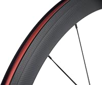 Vista 6 de 50mm Carbon Fiber Track Wheel Matte Finish 3K Fixed Gear Wheelset with Cog