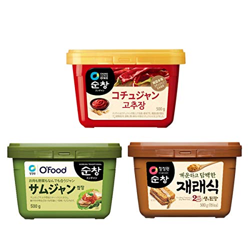 【 スンチャン コチュジャン 500g サムジャン 500g テンジャン 500g 3点セット】スンチャン コチュジャン サムジャン テンジャン 韓国 韓国調味料 韓国食品 業務用 調味料