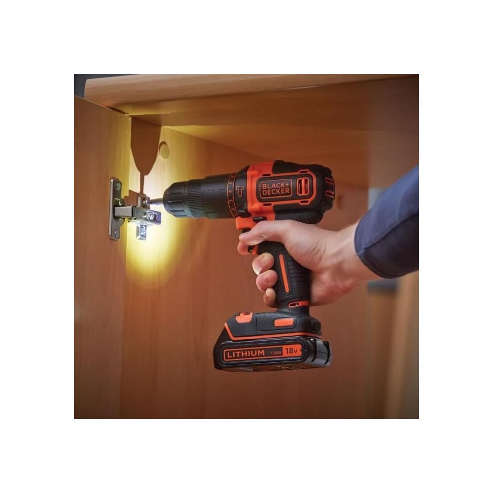 Black+Decker BDCHD18S32-QW Schlagbohrmaschine