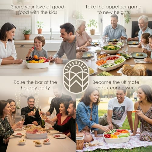 Chilled Serving Tray with Lid 15" - 3-Tier Ice Party Platter with 4 Compartments, Ice Tray, BPA-Free Melamine, Dishwasher & Freezer Safe for Fruits & Vegetables - Cutting Board Included by White Oaks Ranch - Used condition - Image 6