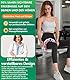 Cellulite massagegerät,360° Effektives Anti-Cellulite-Massagegerät mit abnehmbaren Rollengriffen für Oberschenkel, Faszienrolle Bein Massageger für Oberschenkel Celulitis, Lymphdrainage Rosa