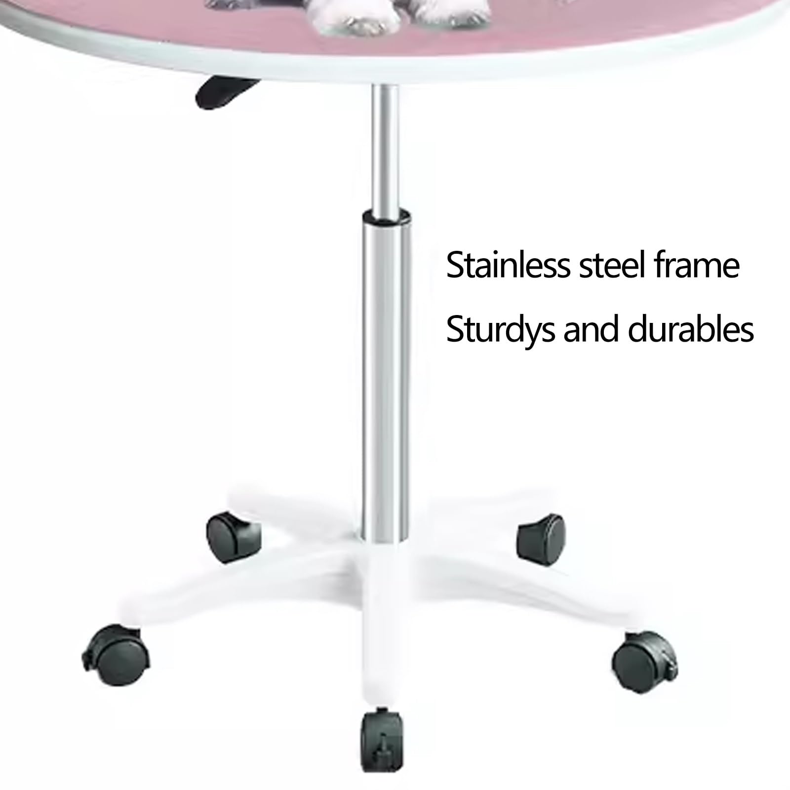 Amazon.co.jp: トリミングテーブル 高さ調整59-80cm トリミング台 丸 