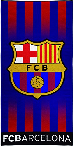 Tessuto Tarragó FCB Logo Asciugamano da Spiaggia