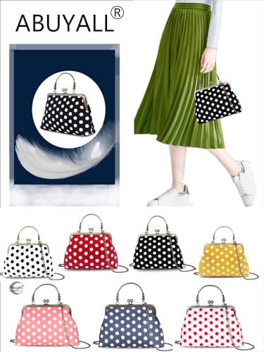 Image of Evening Bag Vintage Purse Kiss Lock Purses and Handbags for Women Formal