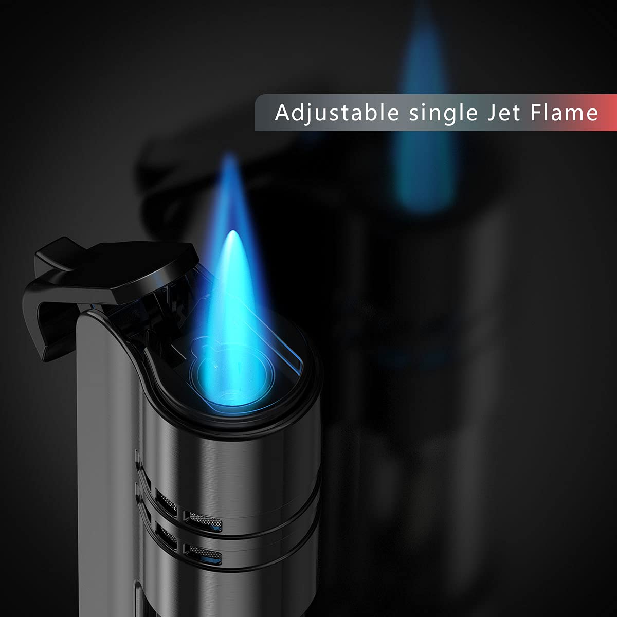 Buy JOPOO Jet Lighter, Adjustable Turbo Flame Lighter, Gas Butane