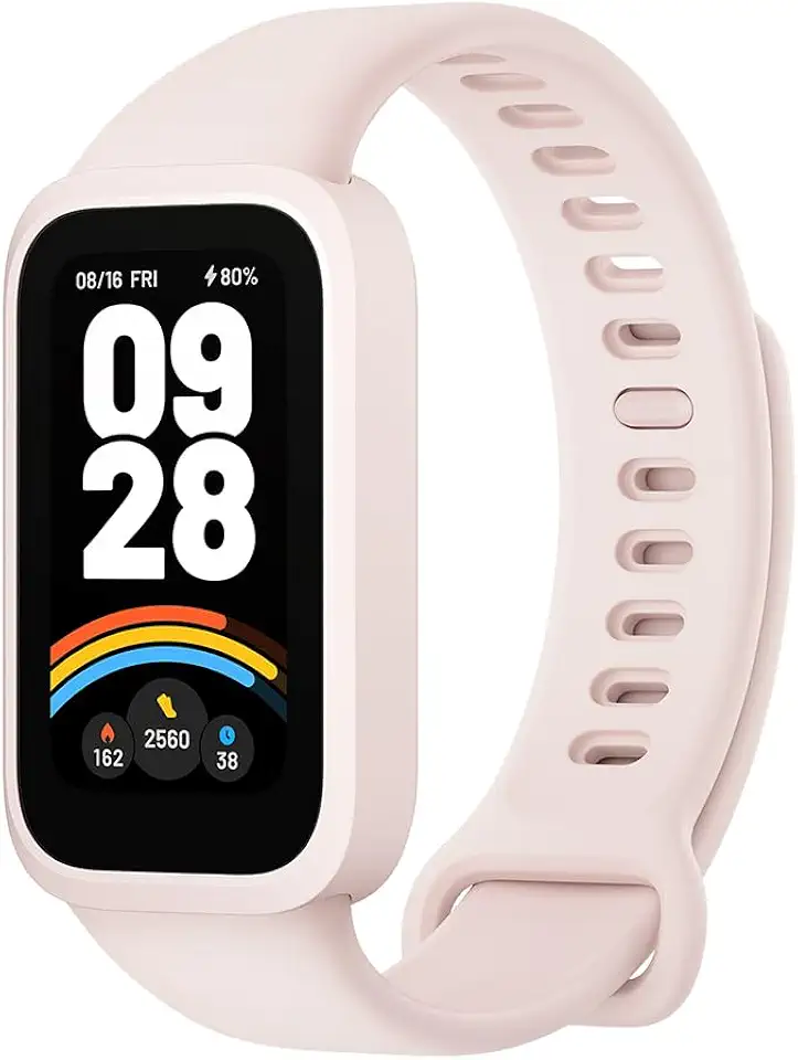 Xiaomi Smart Band 9 Active, Smartwatch Global, Rosa, Monitor de Atividades Físicas com Tela Digital