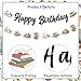 JOYMEMO Storybook Birthday Decorations, Book Happy Birthday Banner Sign and Garland, Reading Library Book Club Back to School Theme Bday Party Decor Supplies