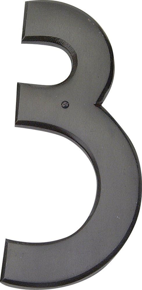 Atlas Homewares RCN0-O 5.5-Inch Mission House Number-0, Aged Bronze