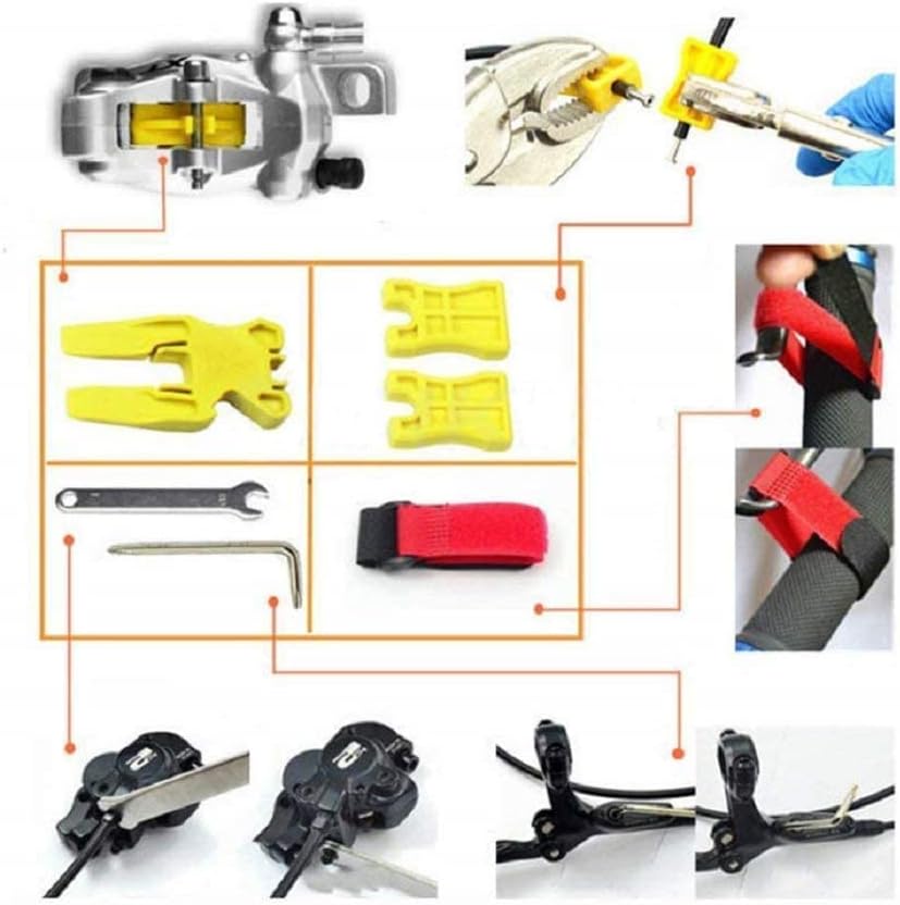 Bicycle Brake DOT Oil Bleed Kit for Avid Sram Code5 Code R Juicy Ultimate Elixir Formula Hayes Bngal Hope Quad Hydraulic Disc Tools