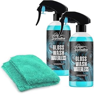 Waterless Wash Kit, Car Spray Carnauba Wax, Great For Showroom Care and Cleaning Paintwork - Pure Definition