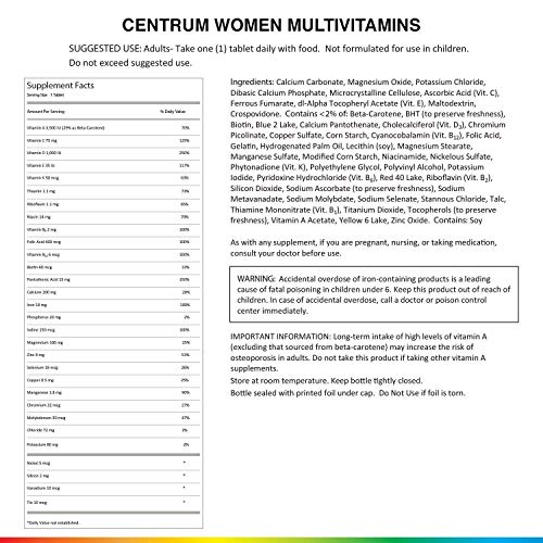 Centrum Women Mulher 200 Tabletes Importado