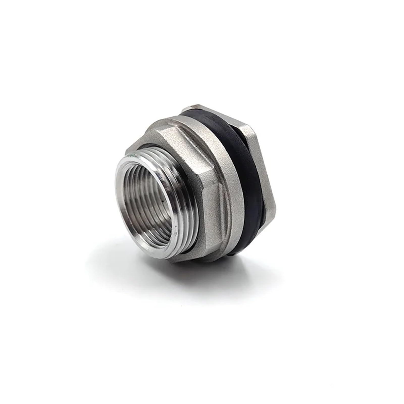 Conector de Tanque de Agua con Rosca Interna BSP de 2" DN50, mamparo Externo de Acero Inoxidable SUS304, 1 Unidad