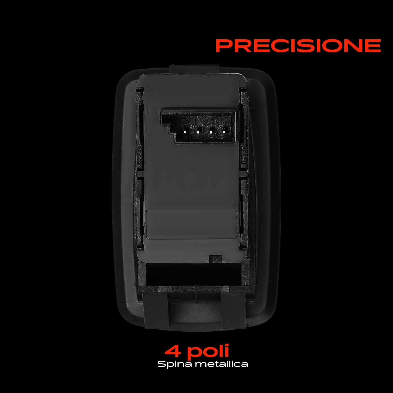 Frankberg Interruttore alzacristalli lato conducente 4-Poli Compatibile con X3 E83 Serie 5 Touring E61 Serie 5 E60 Replace# 61319113773