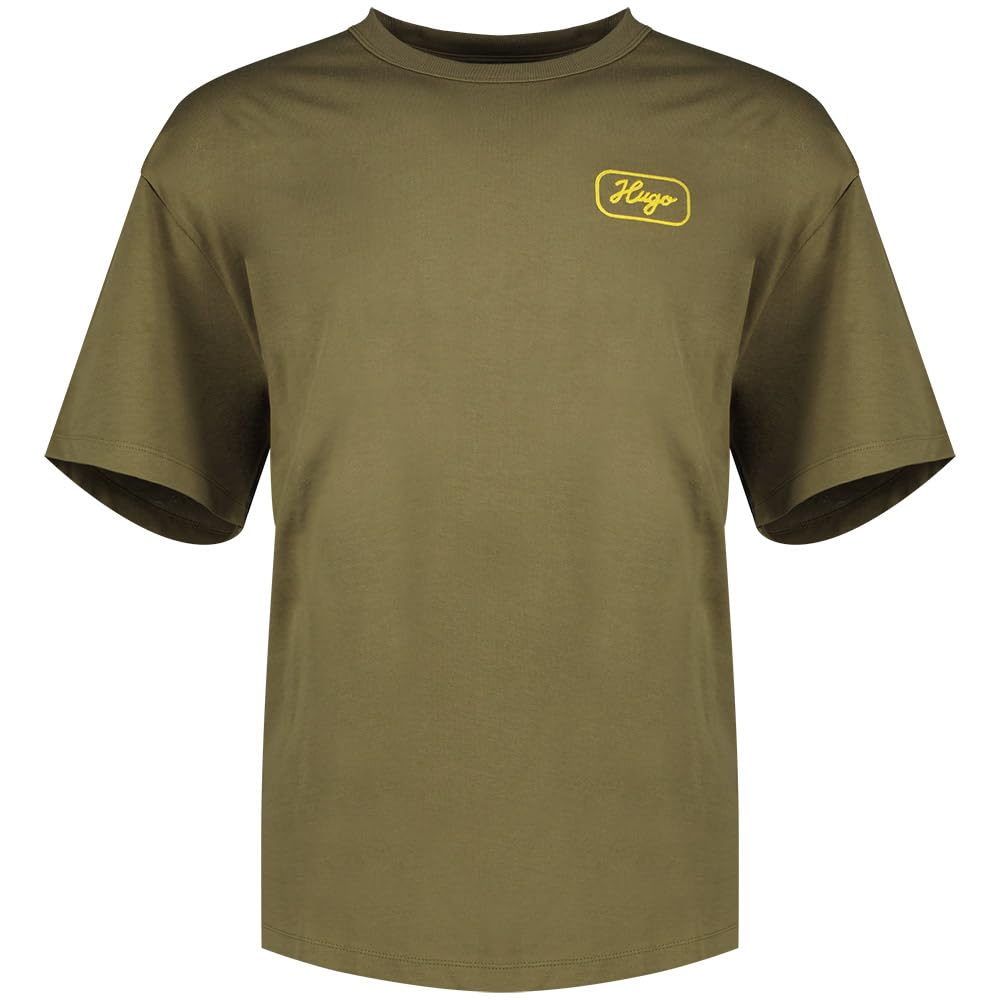 HUGO Men's Nampie 10257318 01 T_Shirt, Open Green345,