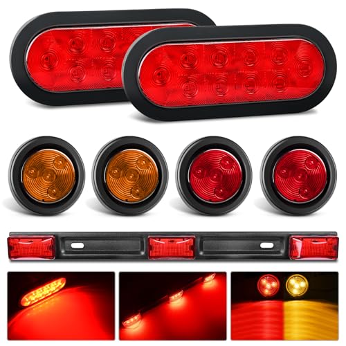Nilight LED Trailer Light Kit for RV Camper Truck
