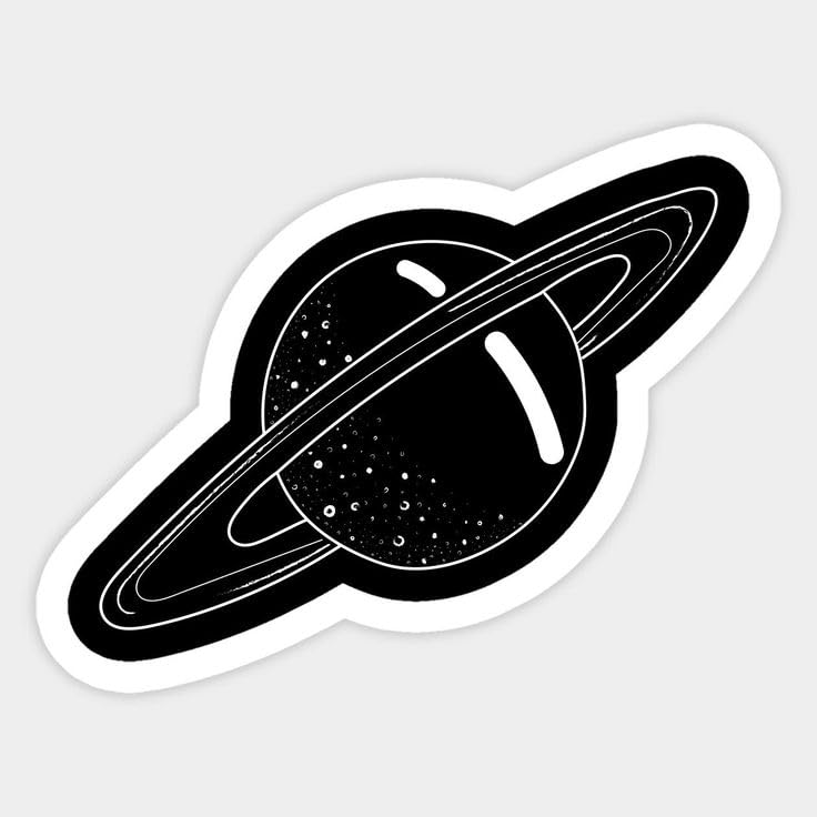Image of Pack of 15 Cute Stickers for Laptops /Mobiles /Guitar /Journal etc. (B&W Aesthetic)