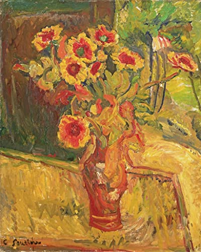 Tableau Fleur de Chaïm Soutine pour créer une ambiance artistique vintage de salon