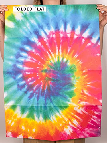 Central 23 - Colorful Wrapping Paper - 6 Sheets Of Rainbow Gift Wrap - Birthday Wrapping Paper For Men Women Teenager - Tie Dye - Pride - Psychedelic - Vegan Ink - Recyclable - Made In Uk #TOP1