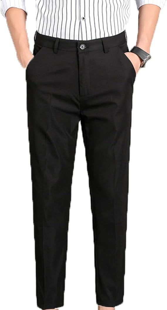 Amazon ビジネススラックス チノパンツ メンズ スラックス メンズ アンクル丈 細身 ファッション テーパード オシャレ シルエット メンズ カジュアル パンツ 無地 スーツパンツ スリムパンツ タイトパンツ スキニーパンツ ロングパンツ 通販