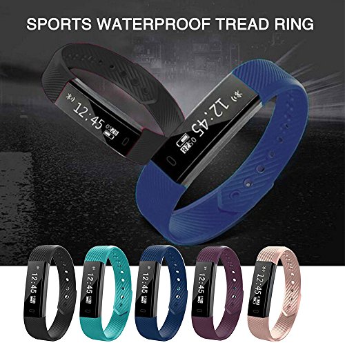 wlgreatsp Lo Mejor para blueteeth frecuencia cardíaca Monitor de sueño podómetro Actividad Fitness Seguimiento de calorías Reloj p