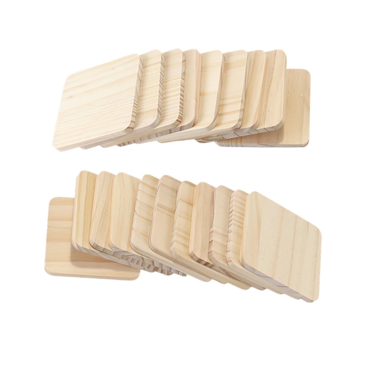 Sous-verres en bois brut pour personnaliser votre décoration de table