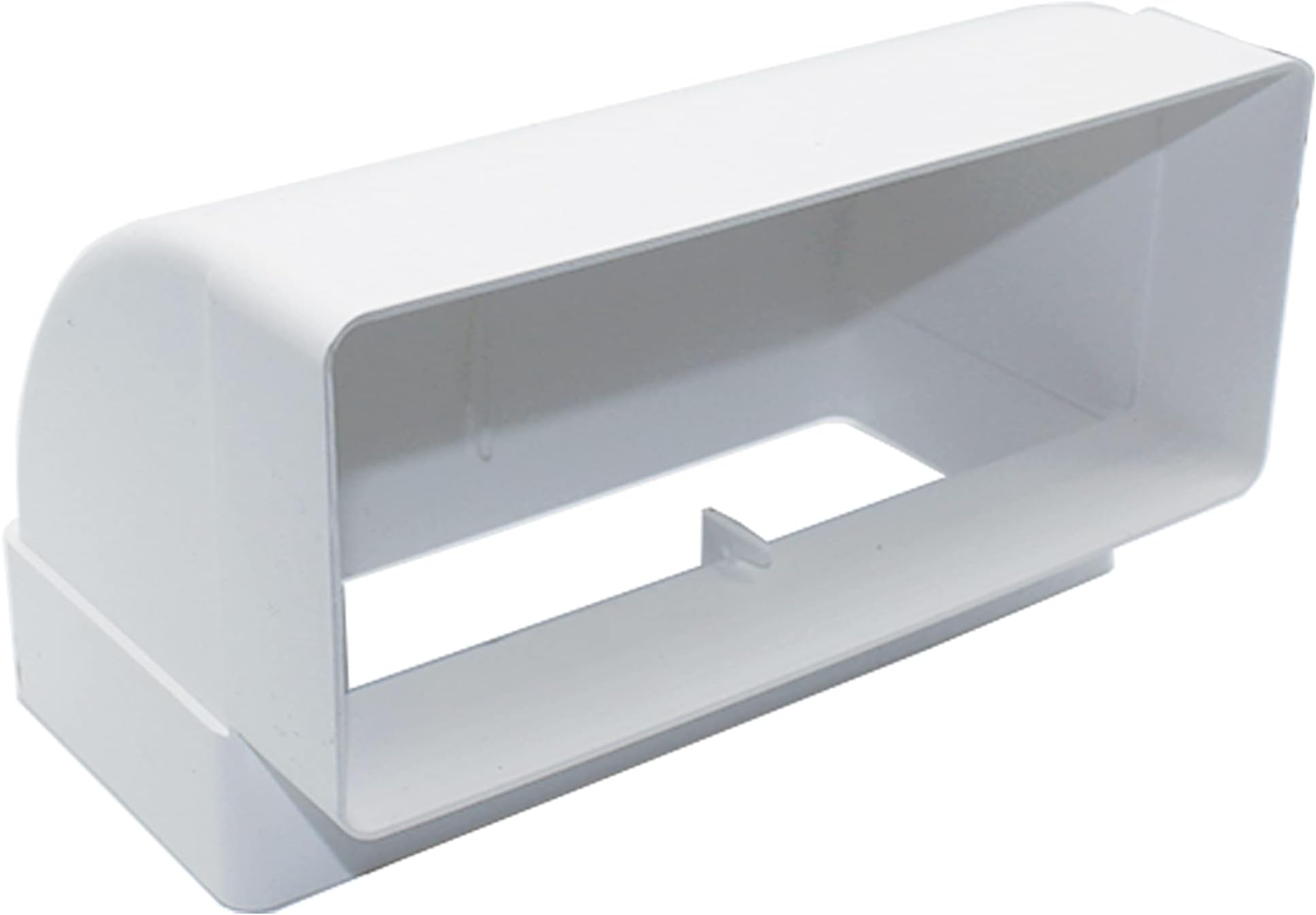Kair 90 Degree Vertical Elbow Bend 220mm x 90mm - 9 x 4 inch Rectangular Plastic Ducting Adaptor