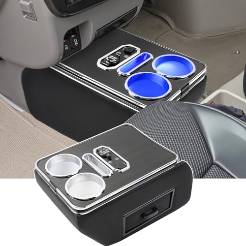 コンソールボックス エブリイバン DA17V 専用設計 スマートセンターコンソール 内装パーツ ドリンクホルダー 7色変換 Type-C QC3.0 USBポート付き 小物収納 大容量 車用アクセサリー Every Van DA17V 2015年〜対応（エブリイワゴン DA17W / DA17V 非対応）