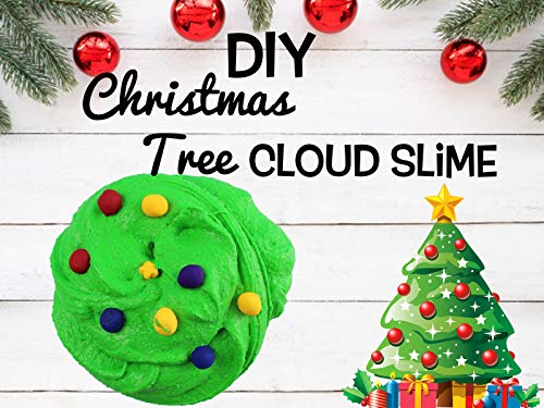 Diy Christmas Tree Cloud Slime
