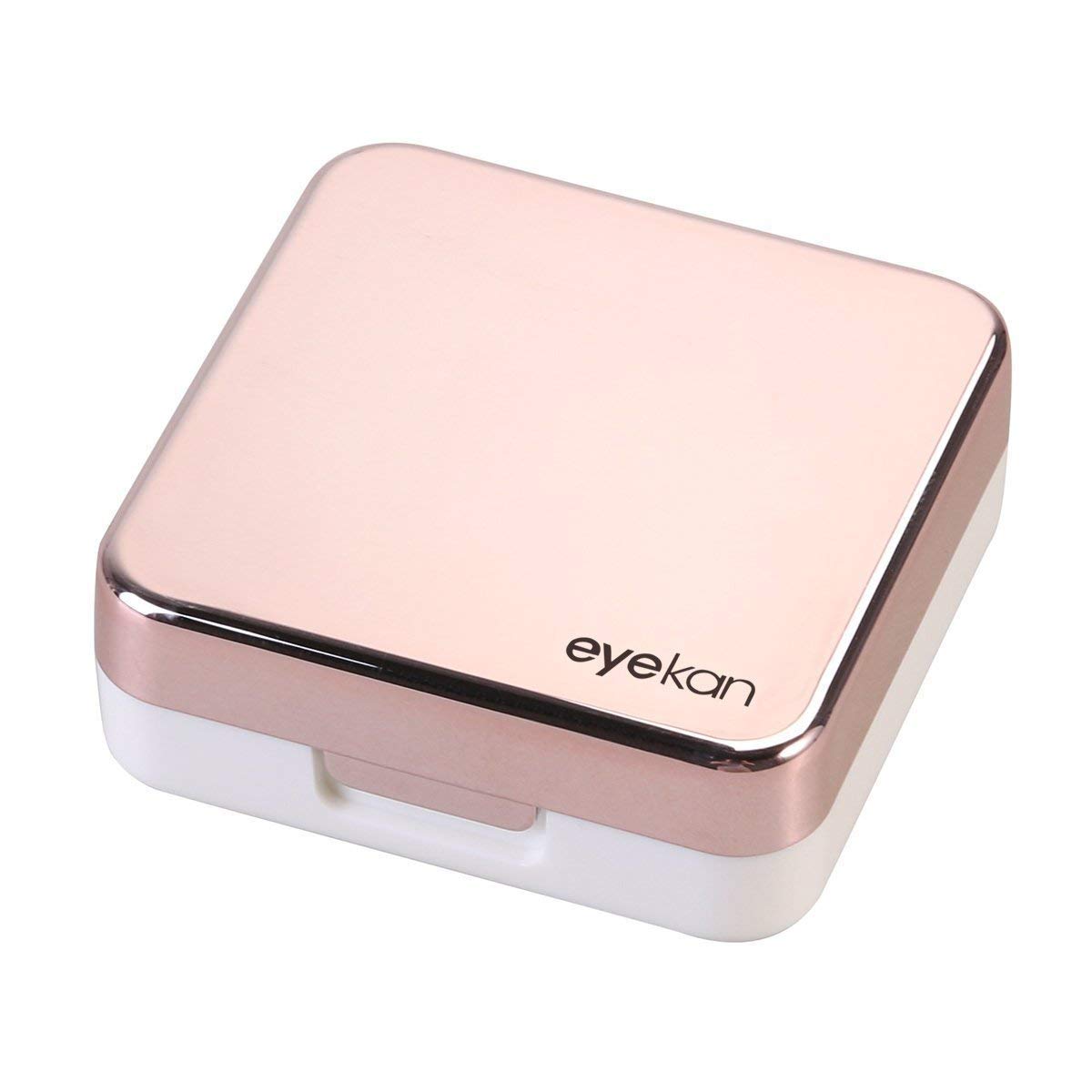 SHOPOWARE Eyekan Travel Contact Lens plastic Case Box with Mirror (Rose Gold) Pink (B09TFS1C44) Amazon Price History, Amazon Price Tracker