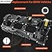 N55 Engine Valve Cover Kit with Gasket & Bolt & Oil Cap Compatible with 2010-2019 BMW 328i 335i 135i 235i 435i 530i 535i 640i 740i 740Li M135i M2 M235i xDrive X1 X3 X4 X5 X6, 3.0L Replace 11127570292