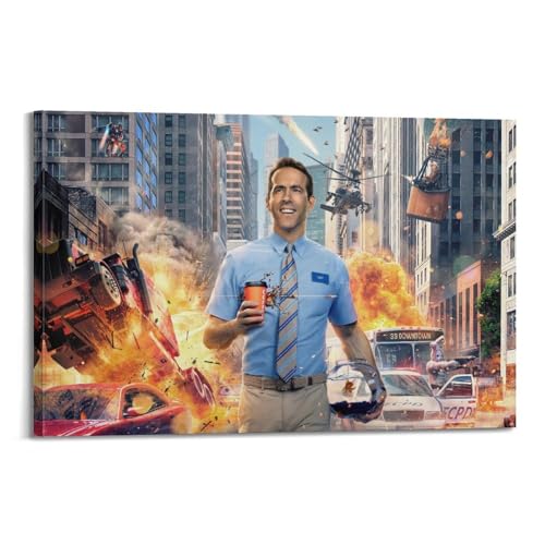 CCXUSENX Póster decorativo de película Runaway Player para pared e impresión artística moderna para dormitorio familiar, 60 x 90 cm
