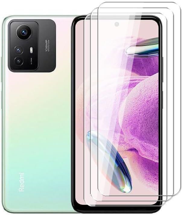 Protector de pantalla compatible con Xiaomi Redmi Note 12S, película de vidrio templado, anti luz azul, ultra HD, dureza 9H, antiarañazos, sin disponible en Yaxa Mexico