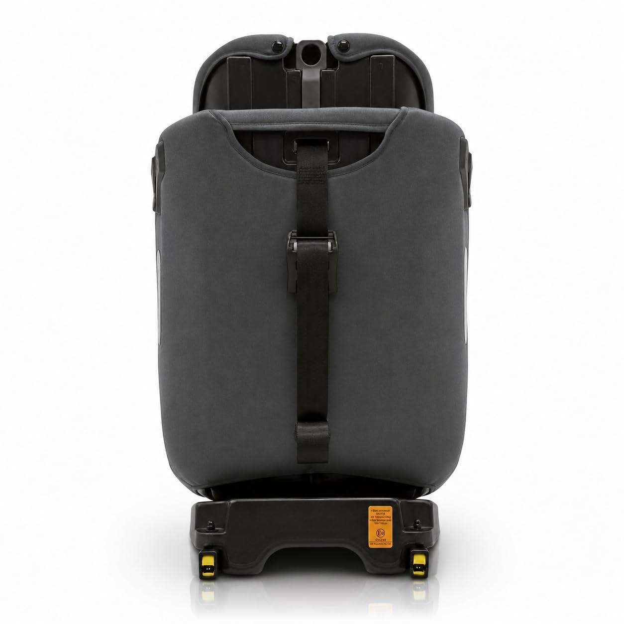Silla de coche i-Size giratoria 360° con Isofix desde recién nacido hasta 150 cm – Contramarcha hasta 105 cm – Arnés 5 puntos, cojín reductor y funda lavable – Asalvo Protocare Gris