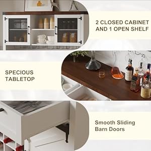 Farmhousebuffetcabinetwithslidingbarndoorsideboardcoffeewinebarcabinetw3drawers2barndoorwineglassrackliquorcoffeebarcupboardforkitchenin2boxes Urban Country Home Decor Farmhouse buffet cabinet with sliding barn doorsideboard coffee wine bar cabinet w 3 drawers 2 barn door wine glass rack liquor coffee bar cupboard for kitchen in 2 boxes urban country home decor