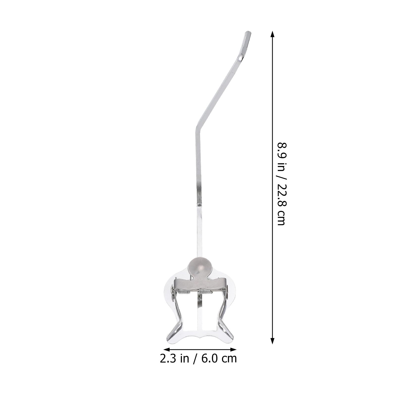 Supporto per Spartiti Musicali in Metallo per Corno Baritono e Sax Contralto, Clip Portatile e Resistente per Musicisti Strumentisti in Movimento