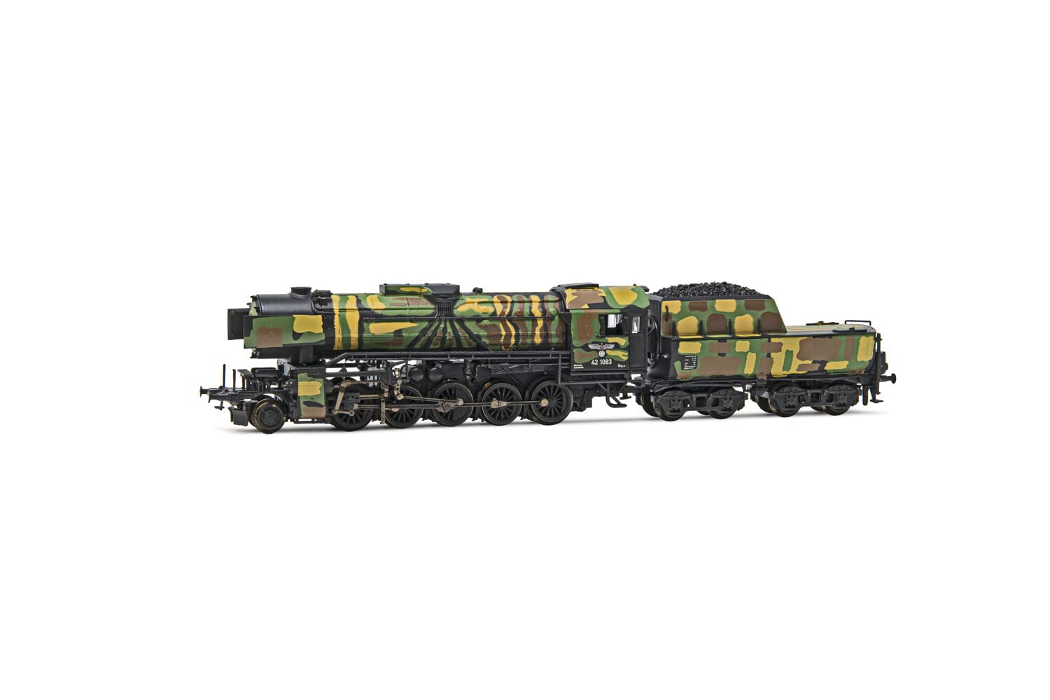 Arnold - DRB, Locomotora de Vapor Pesado BR 42 Pulgadas Camuflaje librea, período IIc, con decodificador de Sonido DCC