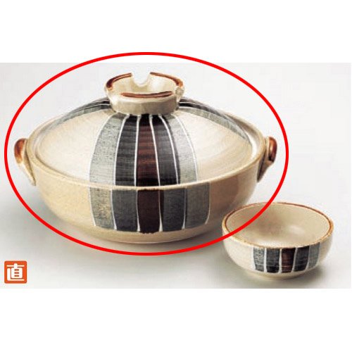 Amazon｜kbu3-594-26-733-3set 3個セット 萬古焼土鍋 一珍十草7号鍋