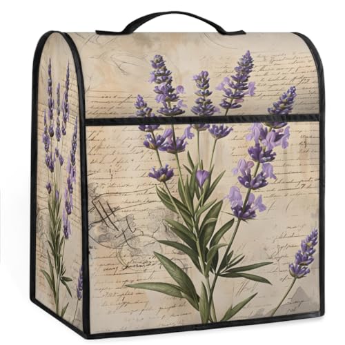 Coffee Maker Cover Vintage Cherry Blossom Kitchen Appliance Covers Small Appliance Covers Blender Cover Juicer Cover Dust Covers for Kitchen Appliances with Top Handle and Pockets,Washable,B827