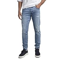 G-STAR 3301 Slim Fit Jeans Uomo, Blu (Faded Niagara Restored 51001)
