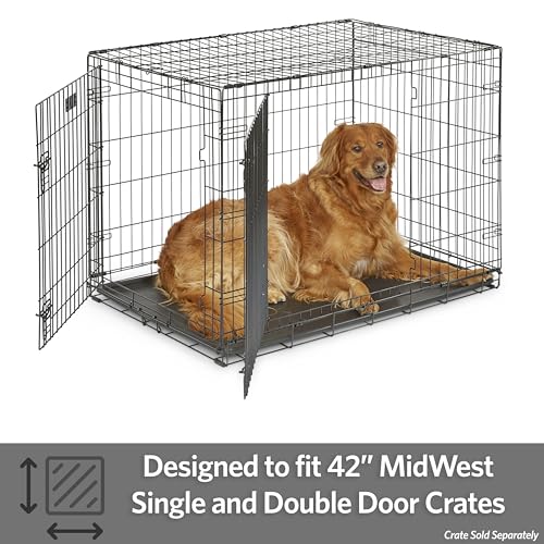 Image of MidWest Homes for Pets Replacement Pan for 42 inch Long Midwest Dog Crate