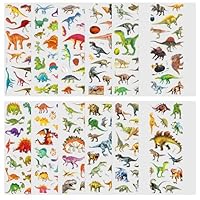 Vicloon 3D Stickers for Kids - 12PCS Puffy Dinosaur Stickers, Perfect for Boys, Girls & Teachers as Reward