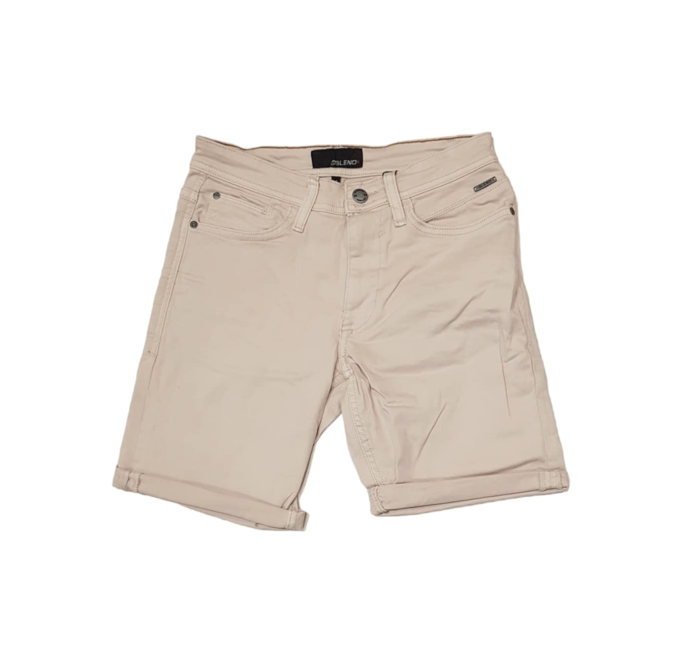 Blend Beige Denim Shorts Twister