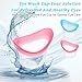 2pcs Eye Wash Cup Eye Wash Bath Kit Eyes wash Cleaner Kit Silicone Eyes Cleaning Cup Tool Manual Portable Eyes Care Tool Eye Cleaner for Eyes Rinse Clean Dust Makeup Irritants Soothing Tired Eye